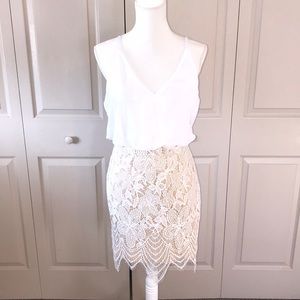 Elegant & Fun white lace dress